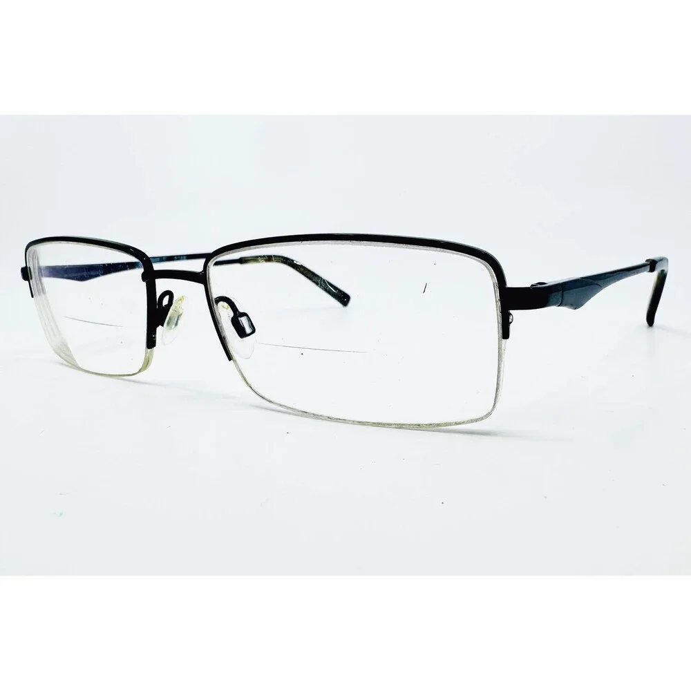 Outdoor Life Eyeglasses Mens Black Rectangular Zyloware 824M 54-17-140